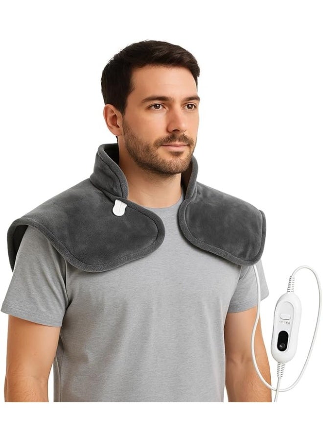 وسادة تدفئة كهربائية للرقبة والأكتاف - تصميم انسيابي مريح مع توزيع حراري ذكي وسهولة في التخزين - Image 3